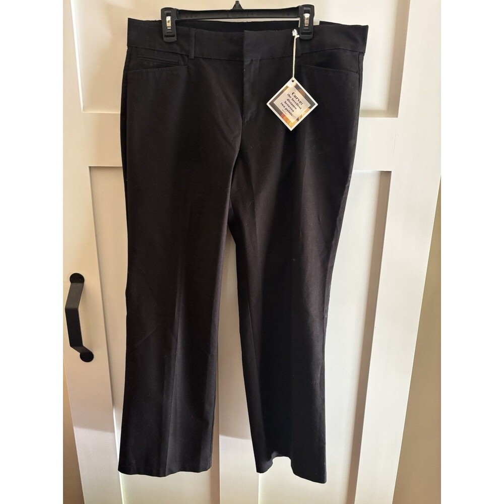 NWT Dockers Women’s Black Dress Pants Size 16S Straight Leg Career Slacks